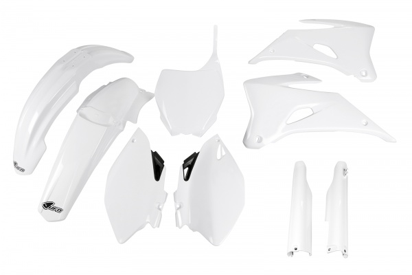 Full Plastic Kit white for Yamaha YZ 250 F (2008-09) - YZ 450 F (2008-09)